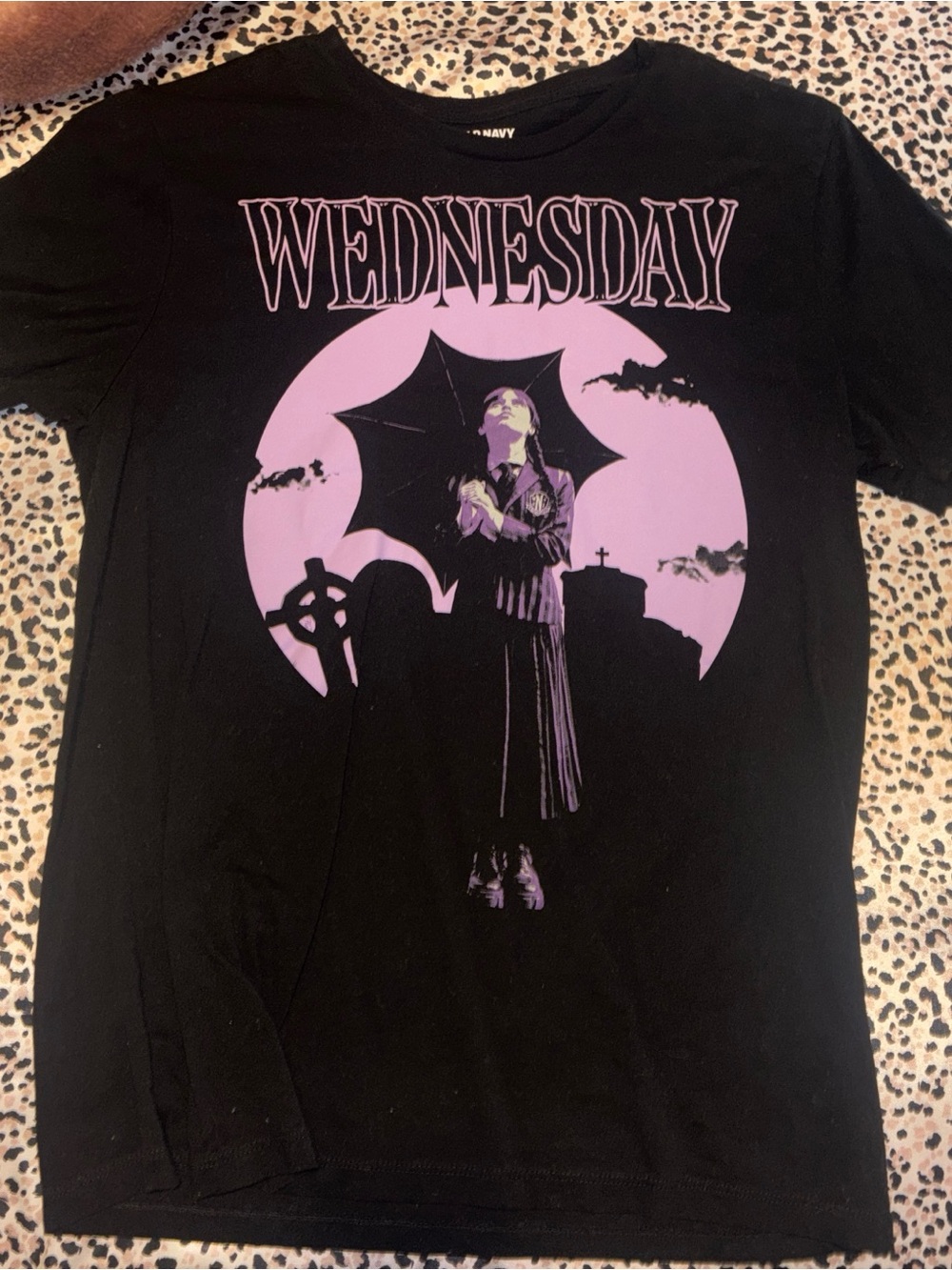 Old Navy Wednesday Addams Graphic Tee 🖤